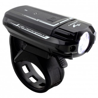 Frontlicht Moon Meteor 300 USB-Lade schwarz