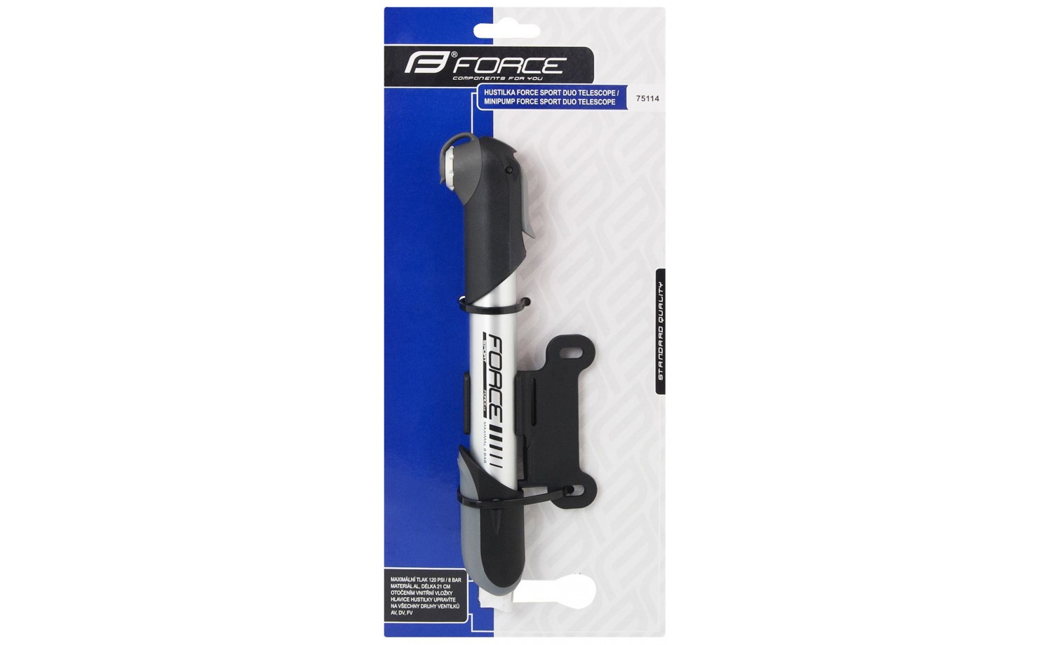 Pumpe FORCE SPORT DUO TELESCOPE