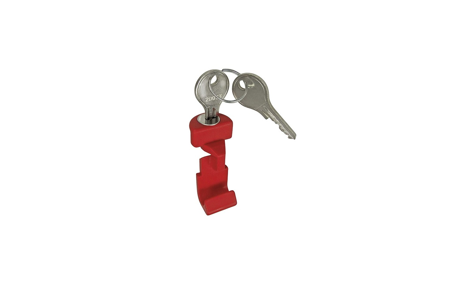 KLICKfix červené tlačítko s klíčem