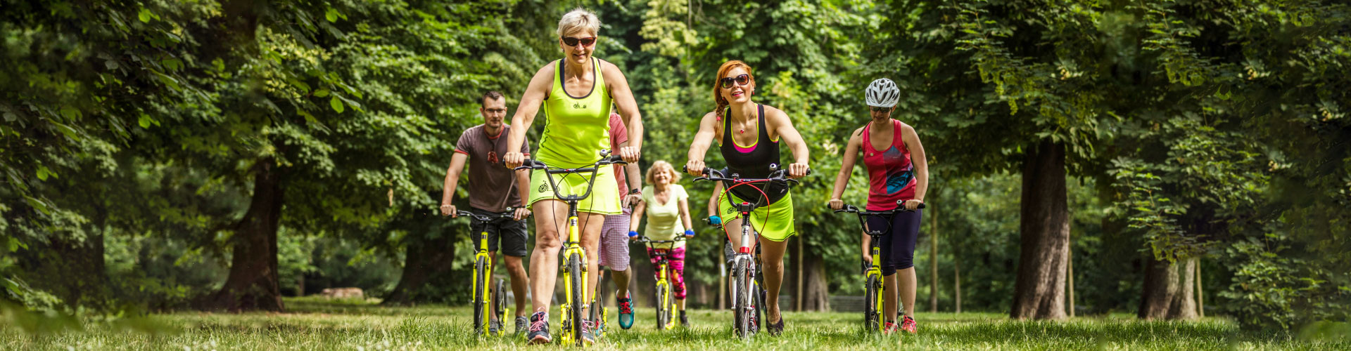 Eine Fahrt in den Olomouc Parks